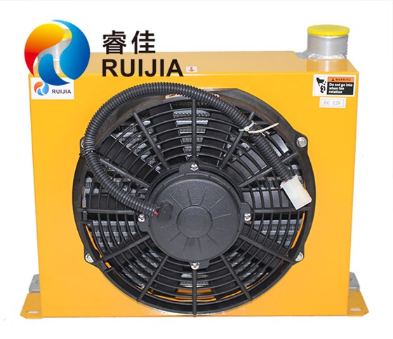 睿佳液壓機械油冷卻器AH1012正面圖