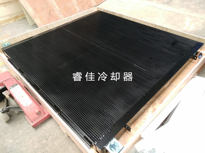定做英格索蘭空壓機(jī)<font color='red'>風(fēng)冷散熱器</font>